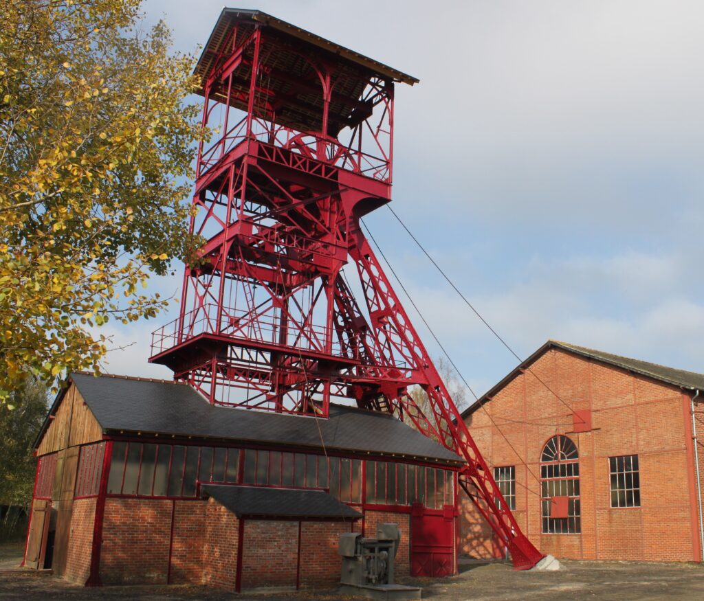 La Mine bleue - Chevalement