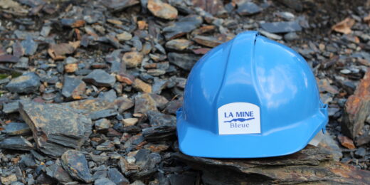 La Mine bleue - Casque